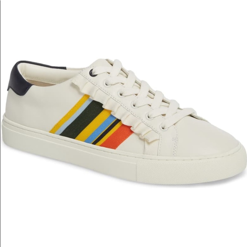 NWT Tory Sport Ruffle Sneaker size 7.5